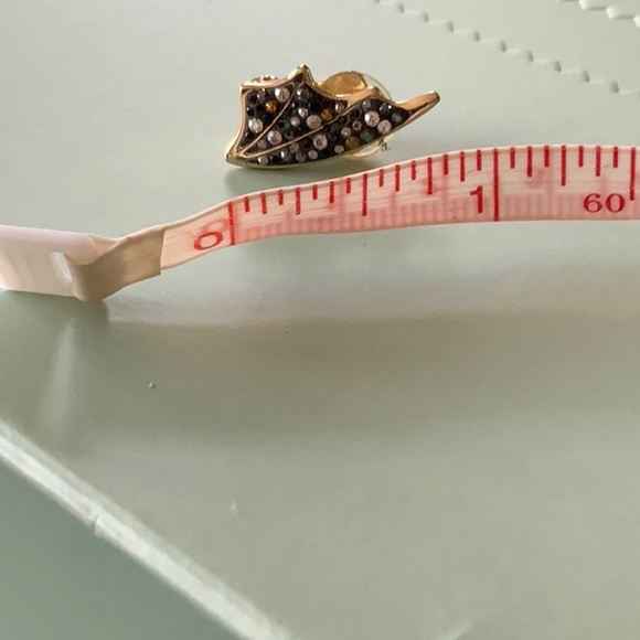 Swarovski Bat Wing clip on earrings. - Picture 4 of 5